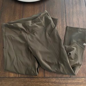 Olive Green LuluLemon Leggings